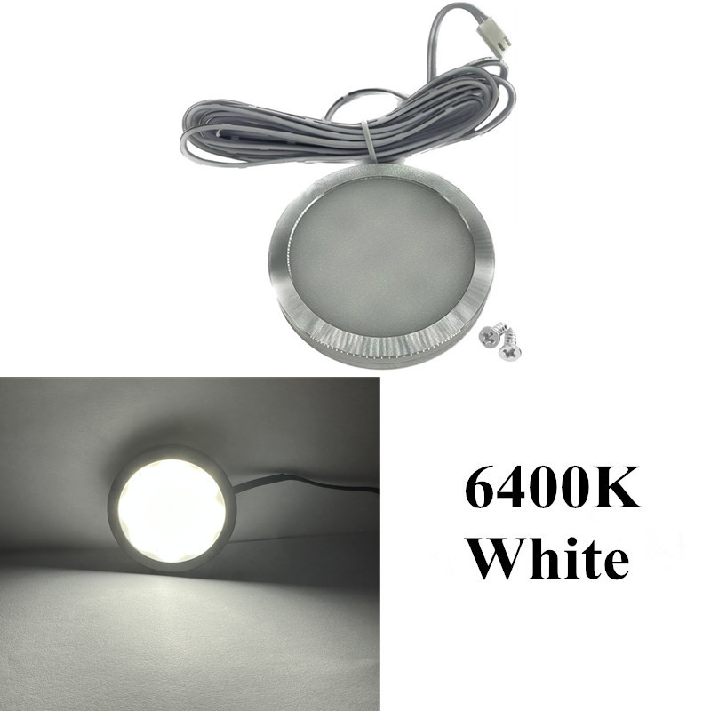 Plafonnier LED 12V, 1/2 Pièces, pour Camping-Car, Bateau, Remorque, Luminaire d'Nik, Idéal pour la Lecture: Rouge / 4300k