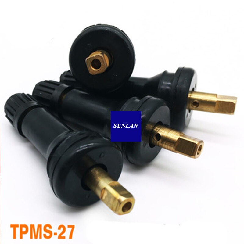 Gummi fyrkantigt däcktrycksventil för buick kia dodge ram jeep sensor ventil tpms sensor ventilspindel