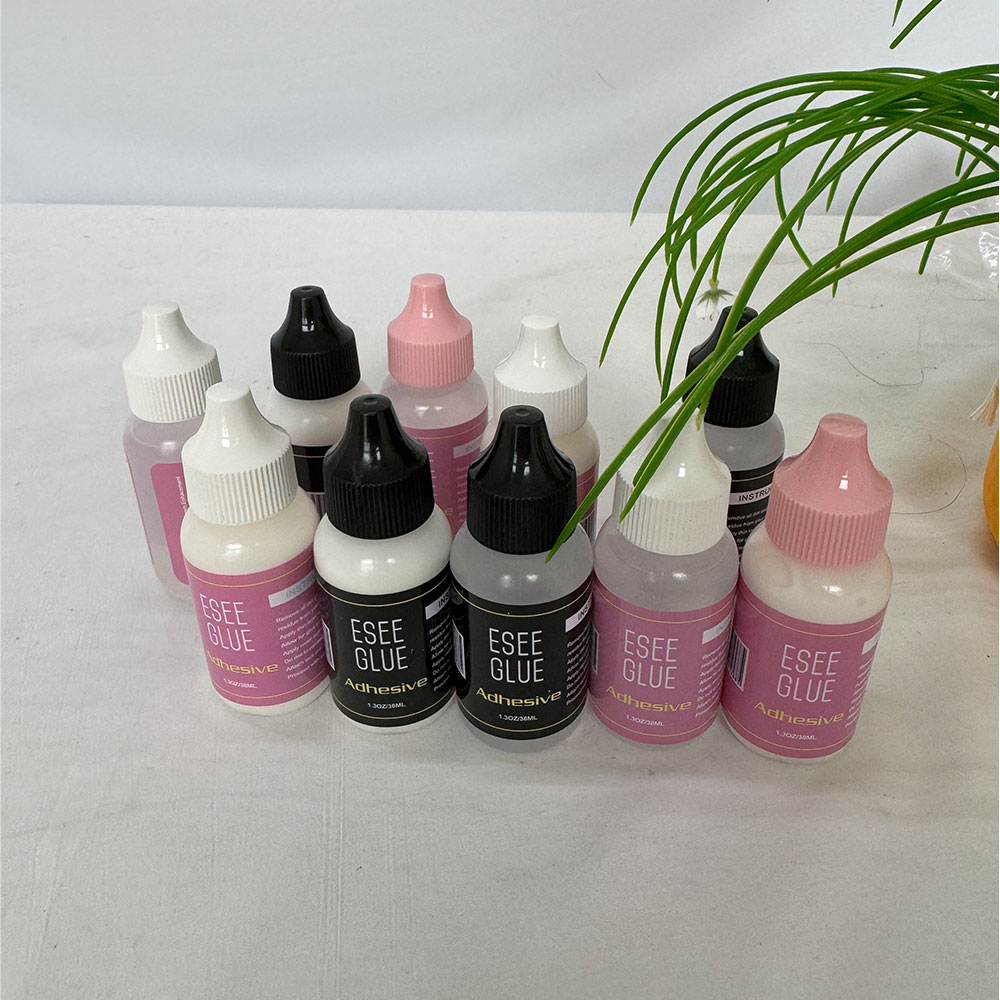 Esee1.3oz colle à dentelle pour perruques colle à cheveux Super tenue imperméable pour tissage colle de liaison de cheveux Invisible tenue extrême pour les systèmes capillaires