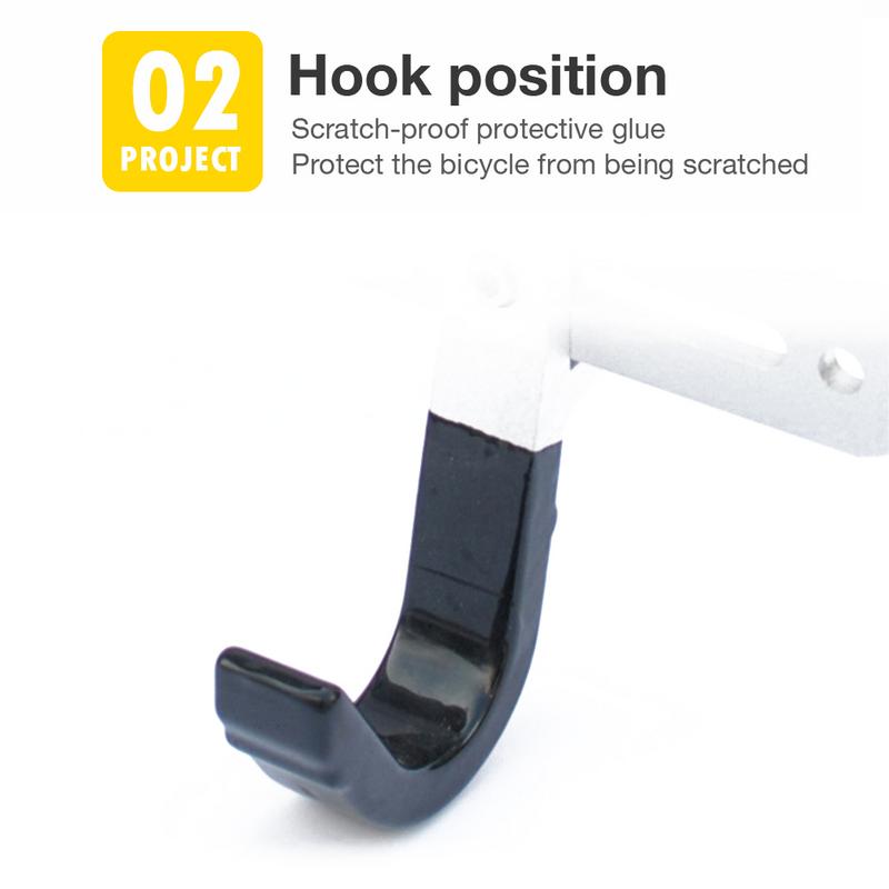 Bicycle Rack Garage Wall Mounted Bike Hanger Storage For Indoor Easily Hang Children Balance Bike Adjustable Trailer Frame