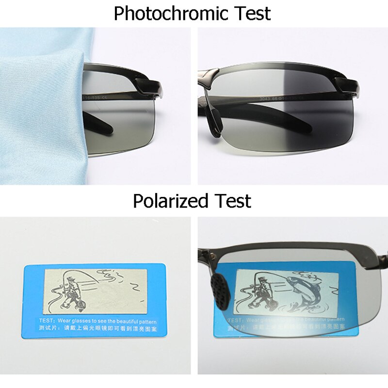 Lente cambiante de Color gafas de ciclismo polarizadas fotocrómicas gafas para bicicleta de montaña montar en bicicleta de pesca gafas AC0256