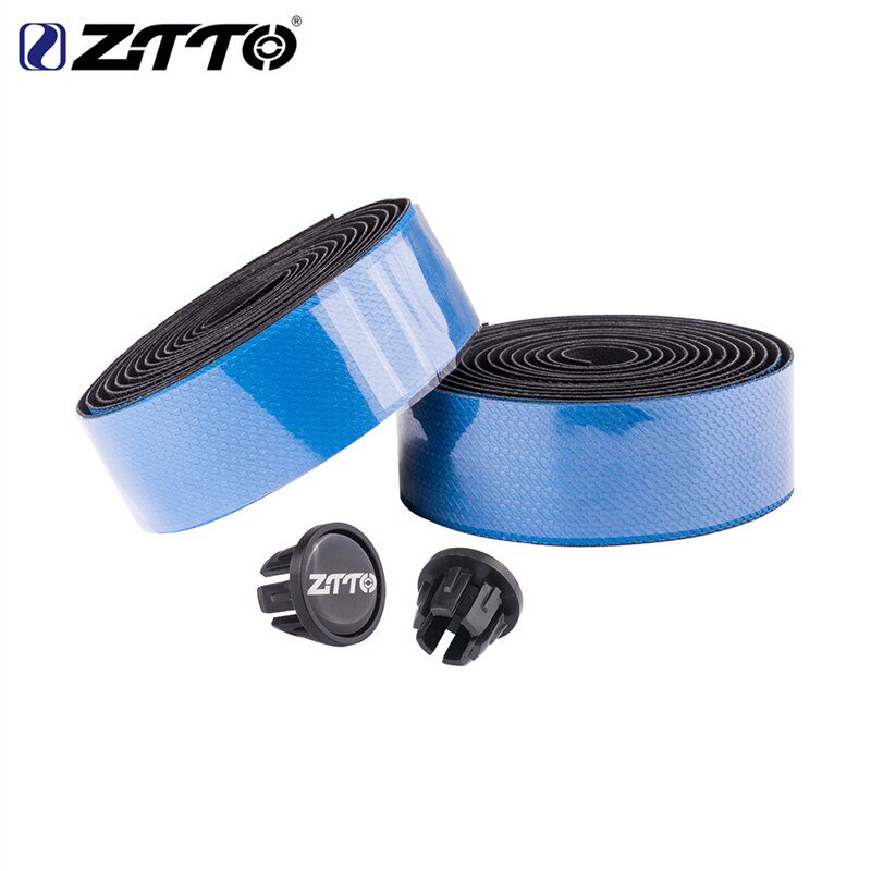 ZTTO nastro antiscivolo per bici da strada EIEIO PU EVA nastri manubrio sfumati ammortizzanti accessori bici: blu nero