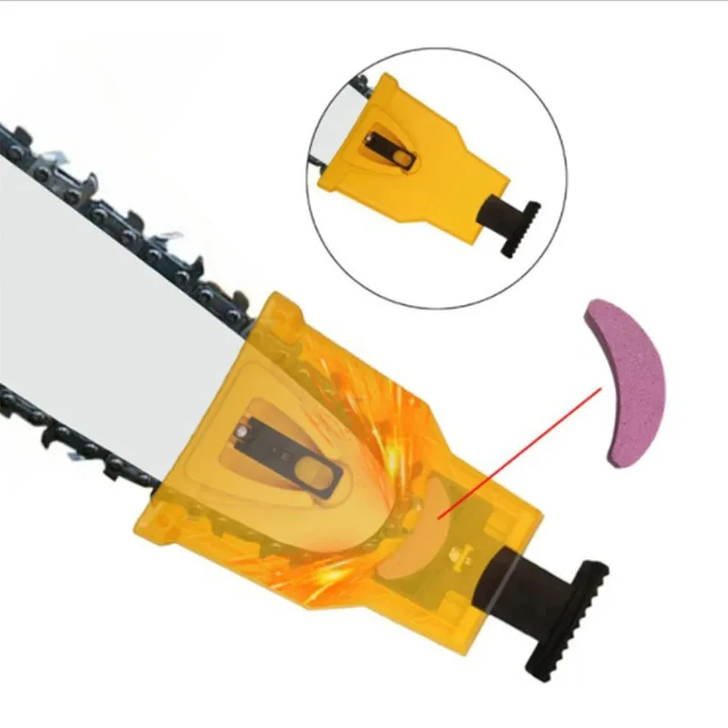 Portable Chainsaw Blade Sharpener Grindstone Saw Chain Sharpener Fast Grinding Sharpening Chainsaw Chain Woodworking tools