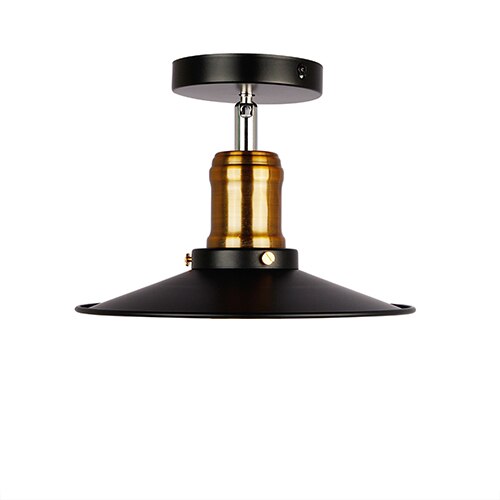 Industrielle Decke Beleuchtung Jahrgang decke Lichter retro decke lampe Hause beleuchtung wohnzimmer esszimmer schlafzimmer beleuchtung: Schwarz Nein Birne / 110V