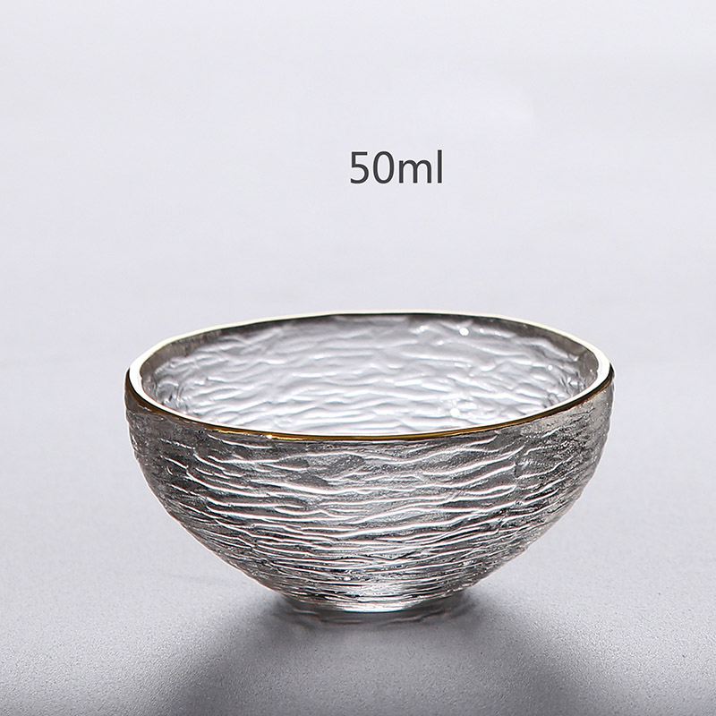 Tangpin varmebestandig gjennomsiktig glass tekopp til te glass tekopp kung fu kopp: Stil d