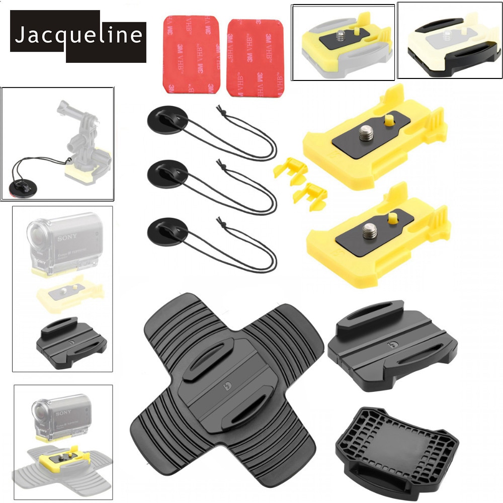 Jacqueline voor Surf Surfen Accessoires Kit voor Sony Action Cam AS15 AS20 AS200V AS100V FDR-X1000V W 4 K HDR-AS30V HDR-AZ1 Mini