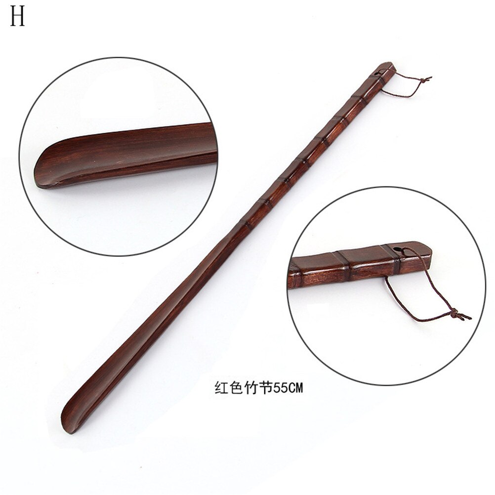 craft Wooden Shoe Horn Wooden Long Handle Shoe Horn Lifter Shoehorn: H