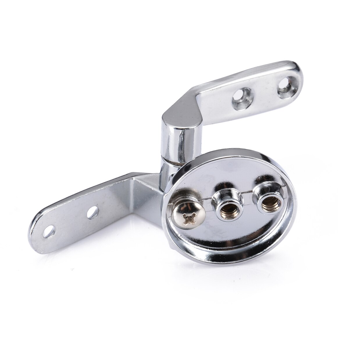 Universele Verstelbare paar Vervanging Chrome Badkamer Toiletbril Scharnier Set Paar Met Fittings Mayitr