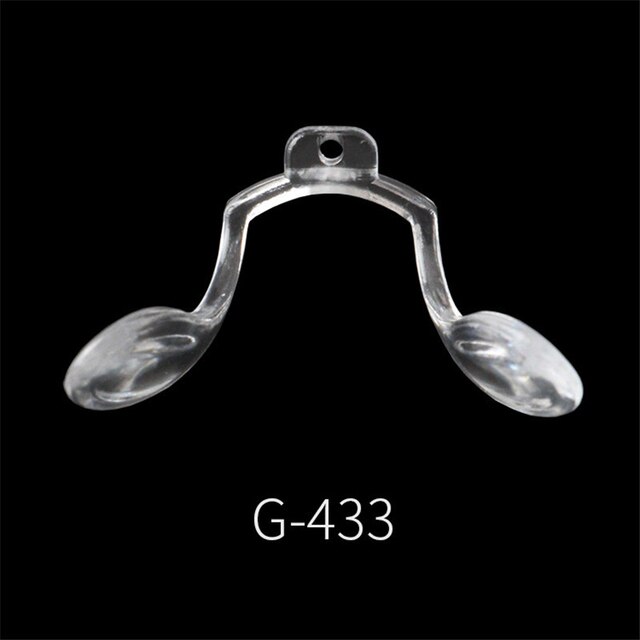 Coussinet nasal antidérapant en forme de U pour lunettes, 5 pièces/ensemble Silicone, accessoires pour lunettes de soleil, nouveauté: F