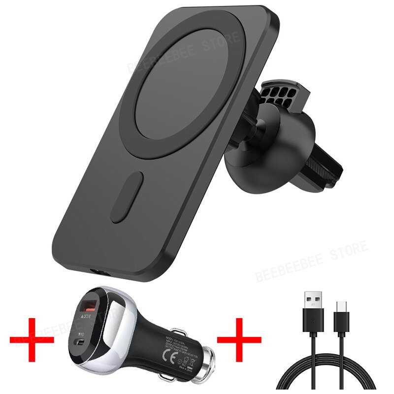 15W Qi Drahtlose Auto Charger Berg Stand Schnelle Magnetische Drahtlose Ladegerät Für iPhone12 Pro/Mini/Max Wireless ladegerät: 004