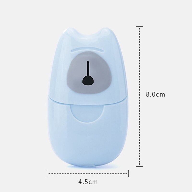 Papel de jabón portátil desechable, láminas aromáticas para lavar las manos, Mini, para viaje, 50 Uds., THIN889