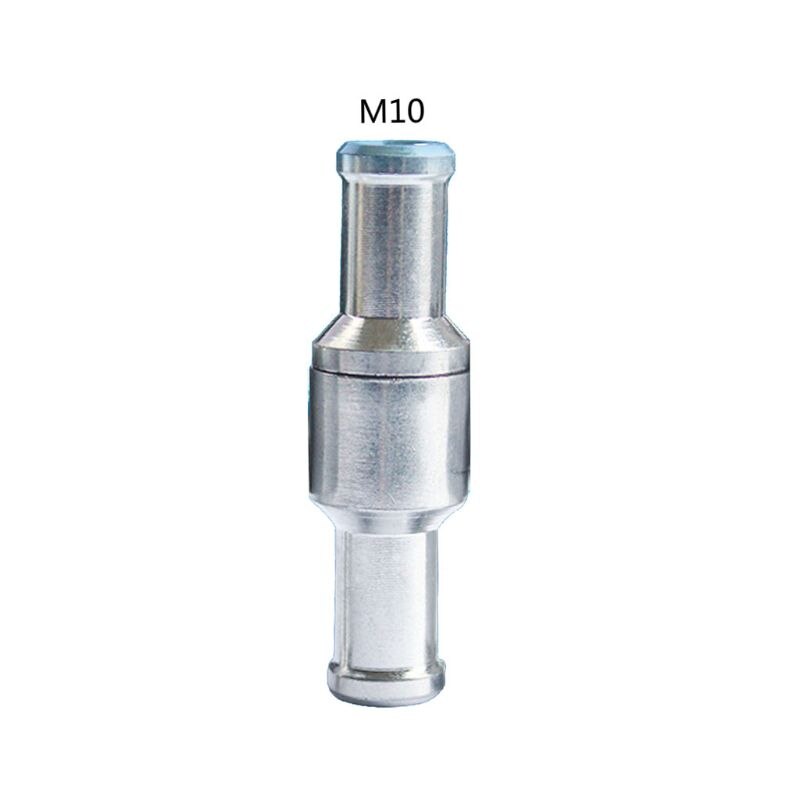 6/8/10/12mm ikke-retur envejs brændstofkontrolventil aluminiumlegering benzin til bilbiler olie vandpumper: M10