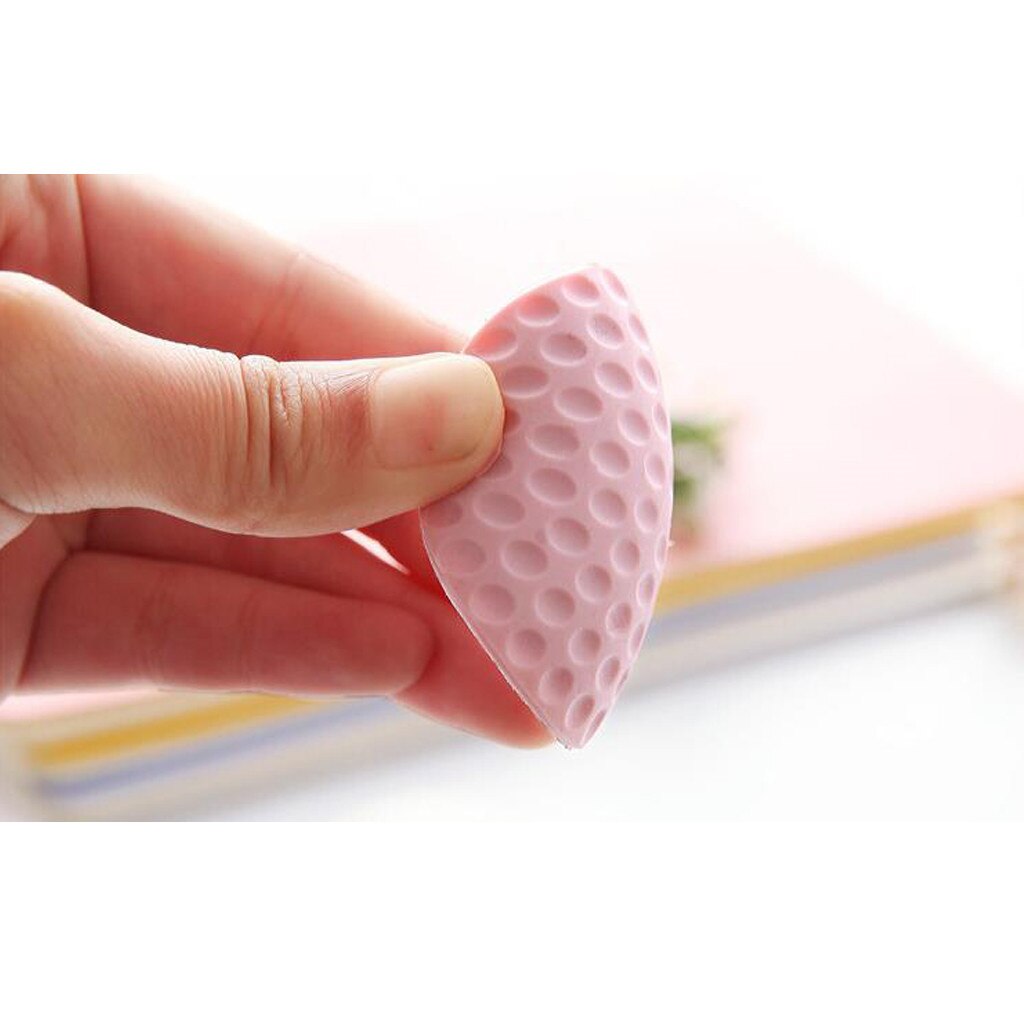 8 pçs silicone porta stopper protetor de parede auto-adesivo de borracha parar maçaneta da porta pára-choques almofadas redondas porta titular stoper fazer drzwi