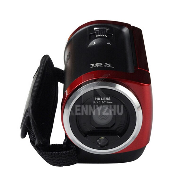 Camcorder CMOS 16MP 2.7" TFT LCD Video Camera 16X Digital Zoom Shockproof DV HD 720P Recorder DVR Red Black