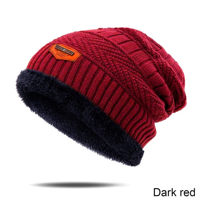 Xiaomi Mijia-gorros gruesos de terciopelo para hombre, boinas calientes para el invierno, a la , Unisex: Red