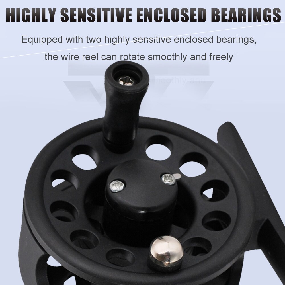 Tambour Baitcasting roue droite gauche main hiver mer océan bobine bobine de pêche pour eau douce eau salée matériel de pêche