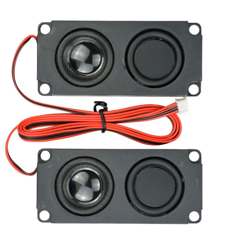 2 Stück Lautsprecher 5 Watt 8 Ohm Mini-Audio-Lautsprecher mit Einzellautsprecher-Membran, gute Klangqualität,