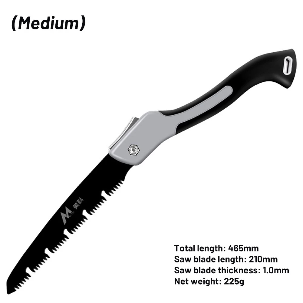 395/465/535/635mm Folding Saw Heavy Duty Extra Long Blade Hand Saw Japanese Saw Hacksaw Garden Pruning Trimming Cutting: green