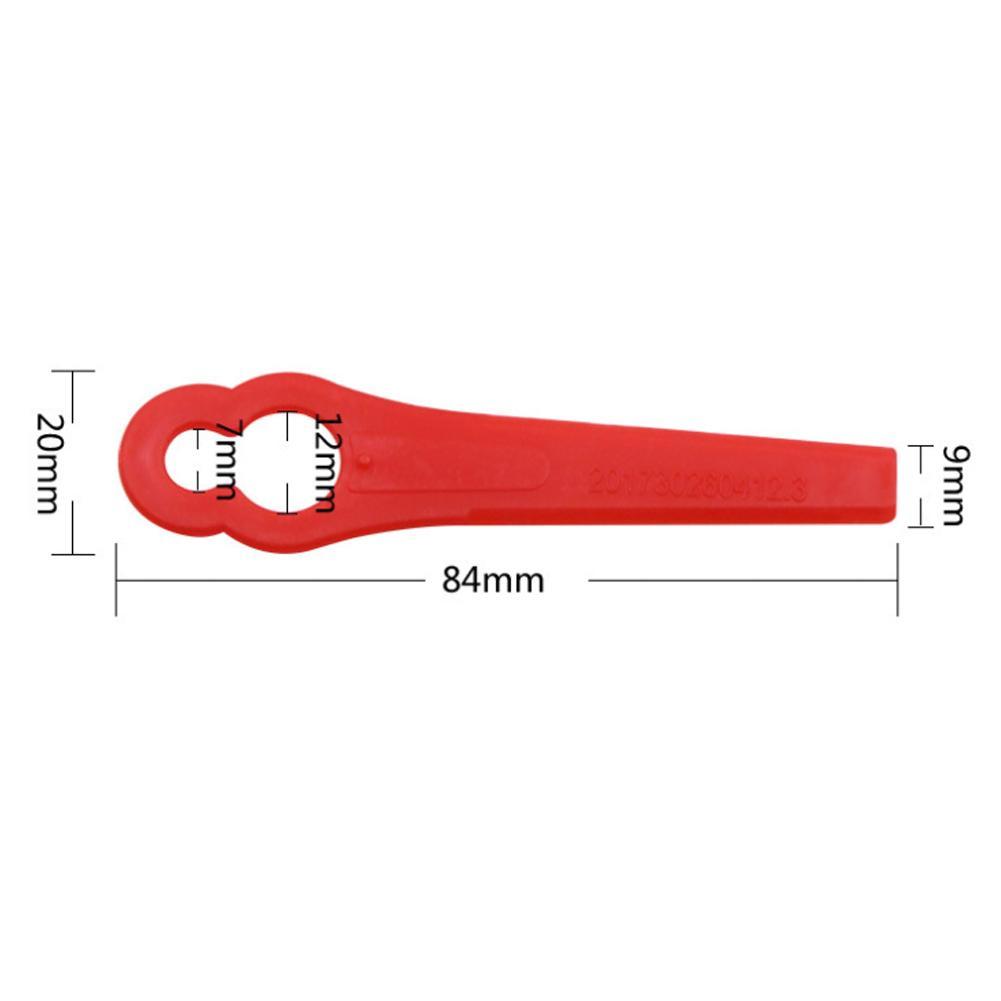 Lames plastique pour Florabest LIDL FRTA | 20 A1, coupe gazon, débroussailleuse, lames de brosses pour Florabest LIDL FRTA 20 A1, 20 pièces