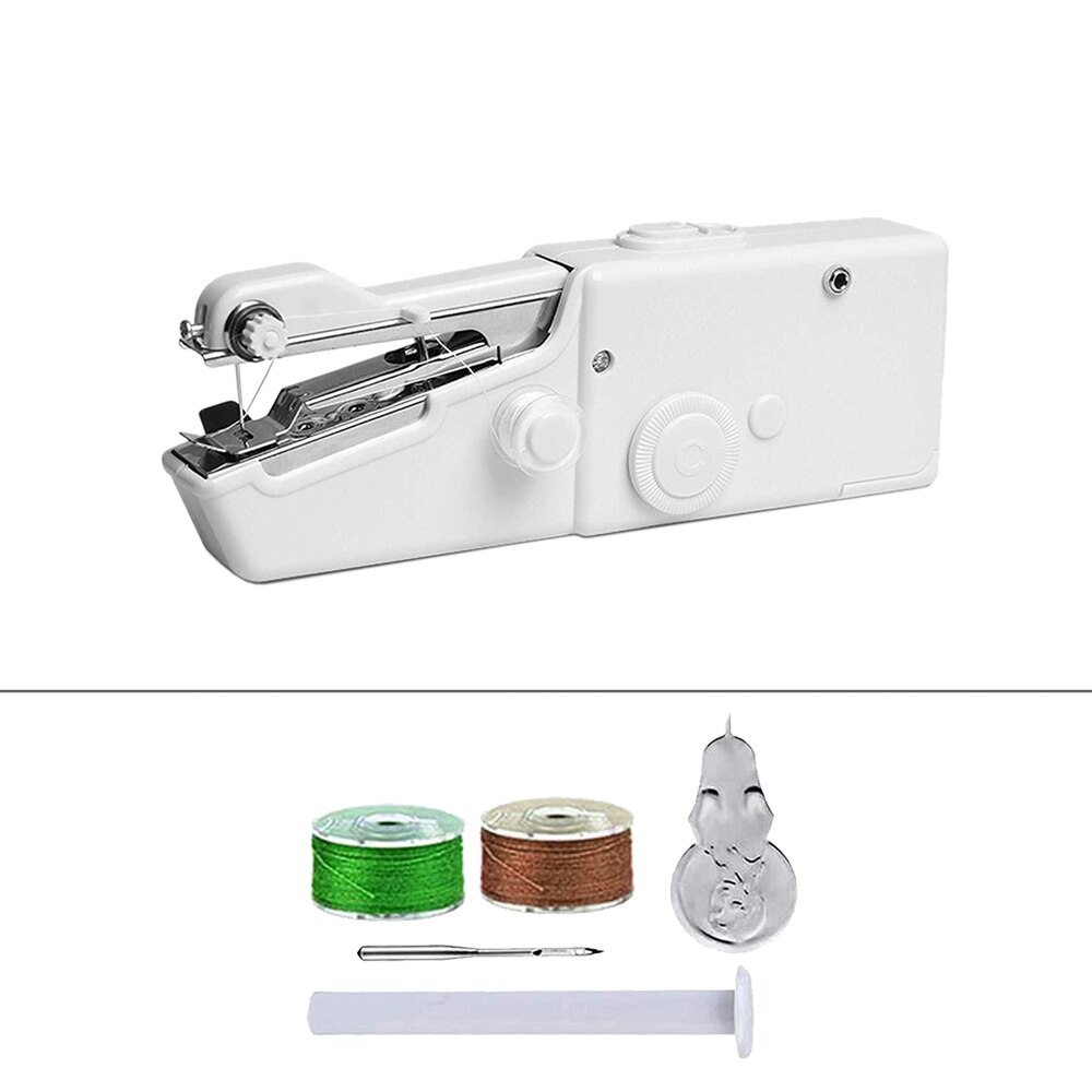 Portable mini manual sewing machine, household hand-held sewing machine, electric cross stitch kit for R sewing: Standard