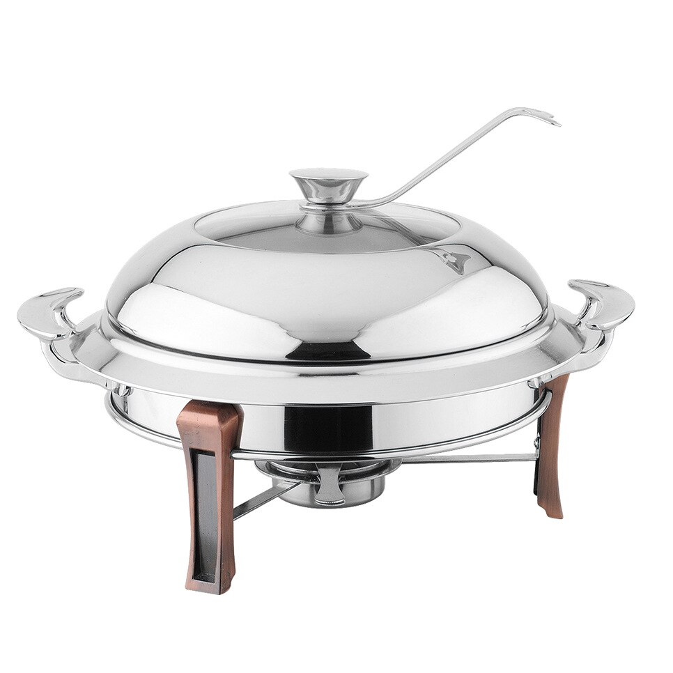 18-28cm Stainless Steel Alcohol Stove Household /commercial Small Chafing Dish Solid Boilersmall Dry Pot kitchen utensils