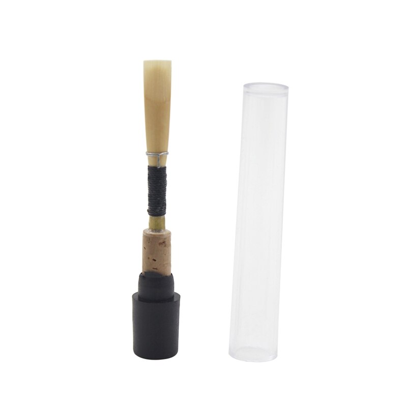 Anches de hautbois, anches de hautbois faites à la main, pièce d'instrument de musique avec boîte en plastique: White