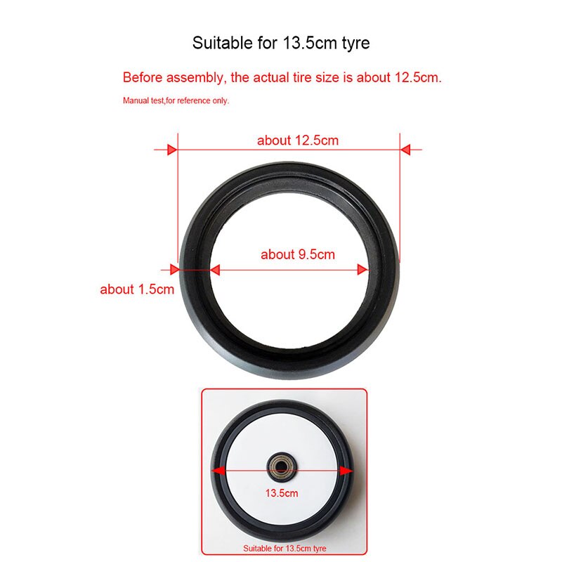 Ruedas para cochecito de bebé de la serie Yoya Plus, accesorios para coche de bebé, cubiertas de neumáticos Yoya Plus 2/3/4/Max/Pr: 13.5cm tyre cover
