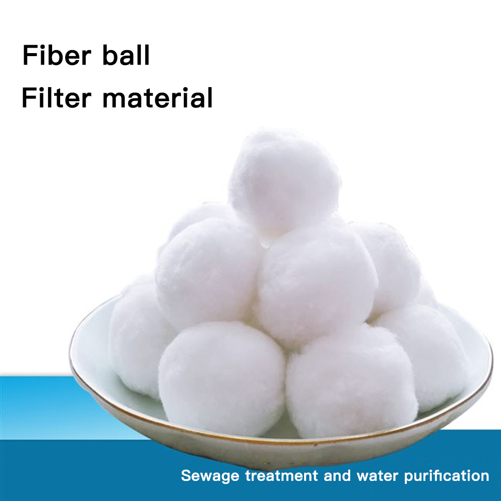 Vita filterbollar poolrengöring 350/500/700g miljövänlig utrustning filter vattenrening fiber bomullskulor