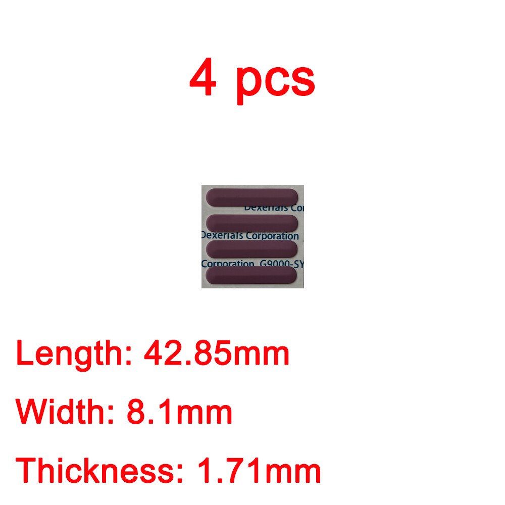 Laptop rubber pad for HP 14-CE TPN-Q207 Lenovo Dell MSI ASUS Acer Samsung bottom shell rubber foot pad 42.85mm: 4pcs