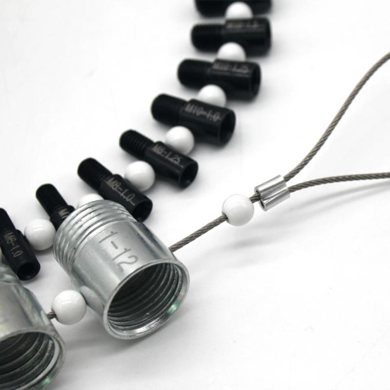 Bout Moer Draad Checker 26 Mannelijke/Vrouwelijke Size Gauge Meten Draad Tester Checker Hand Tool Checker Houtbewerking Tool