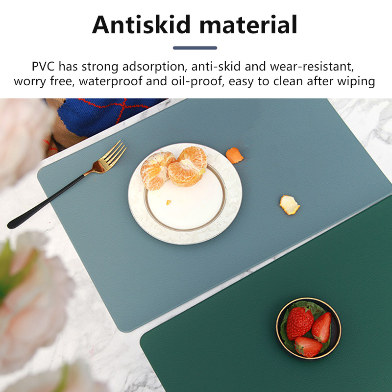 Extra Grote Siliconen Mat Hittebestendige Blad Waterdicht Pad Keuken Teller Protector Vinyl Craft Matten Antislip Tafel Placemat