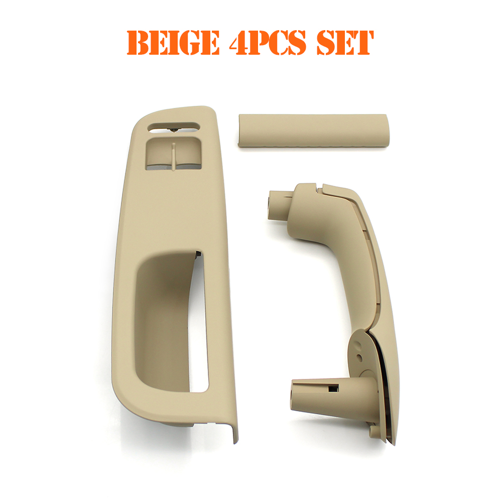Reemplazo de manija de agarre de puerta de Panel de cubierta de interruptor de ventana de coche LHD para Volkswagen VW Bora Golf 4 MK4 Jetta 1999-2004: Gris oscuro