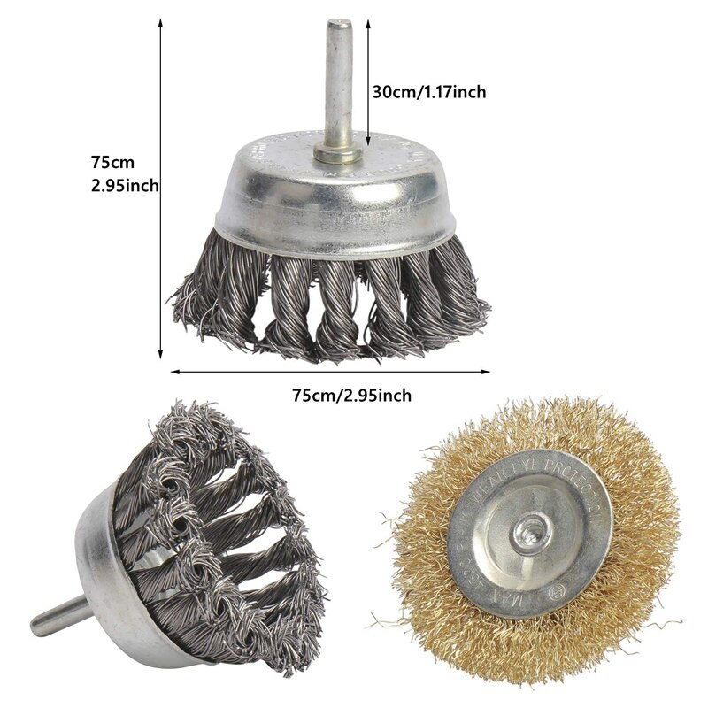 Norton Wire Cup Brush 3-in Coarse Wire Cup Brush Electric Drill 50586-038 at