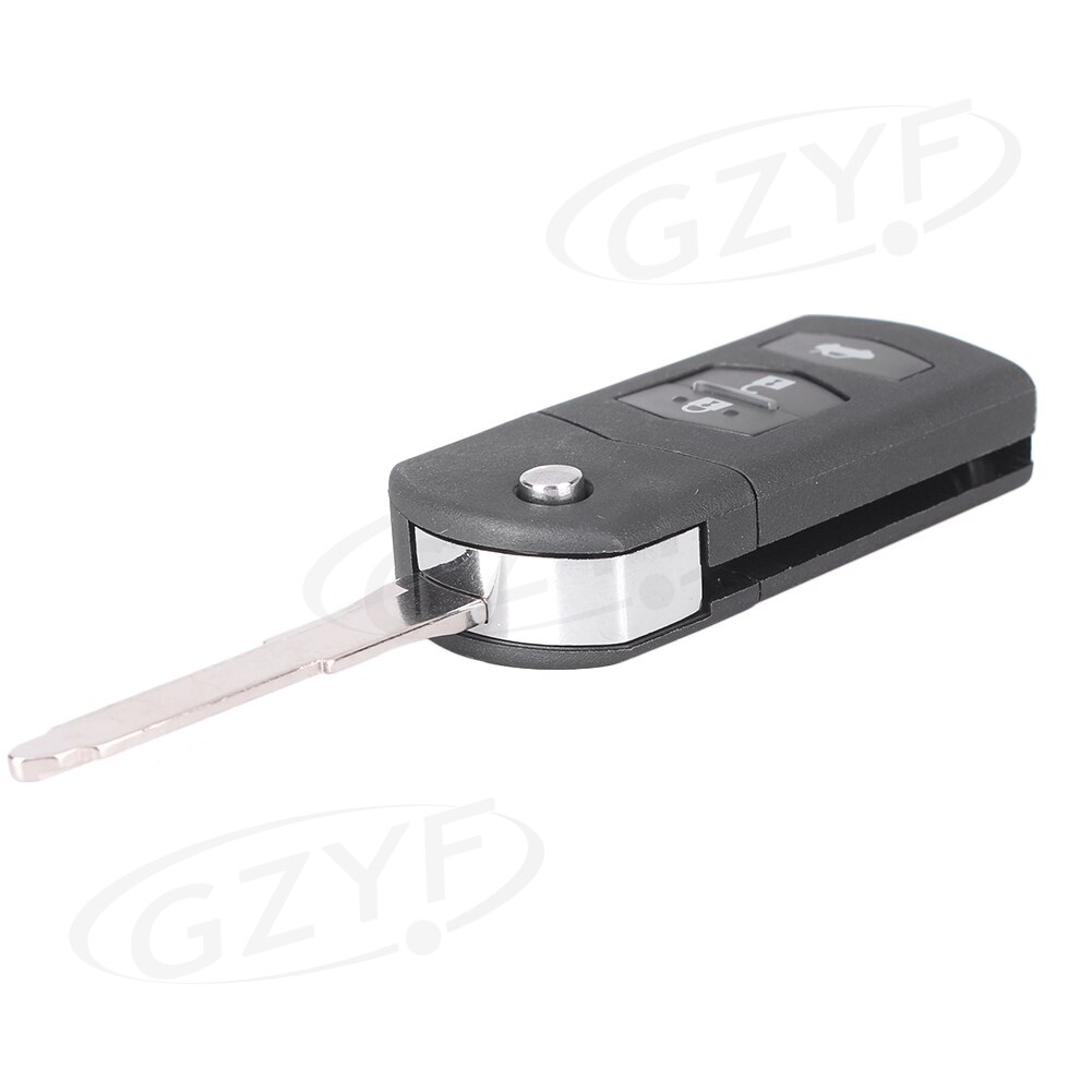 3 Buttons Car Remote Key Shell Case for Mazda 3 6 Mazda3 Mazda6 2004 & For MAZDA 5 2006