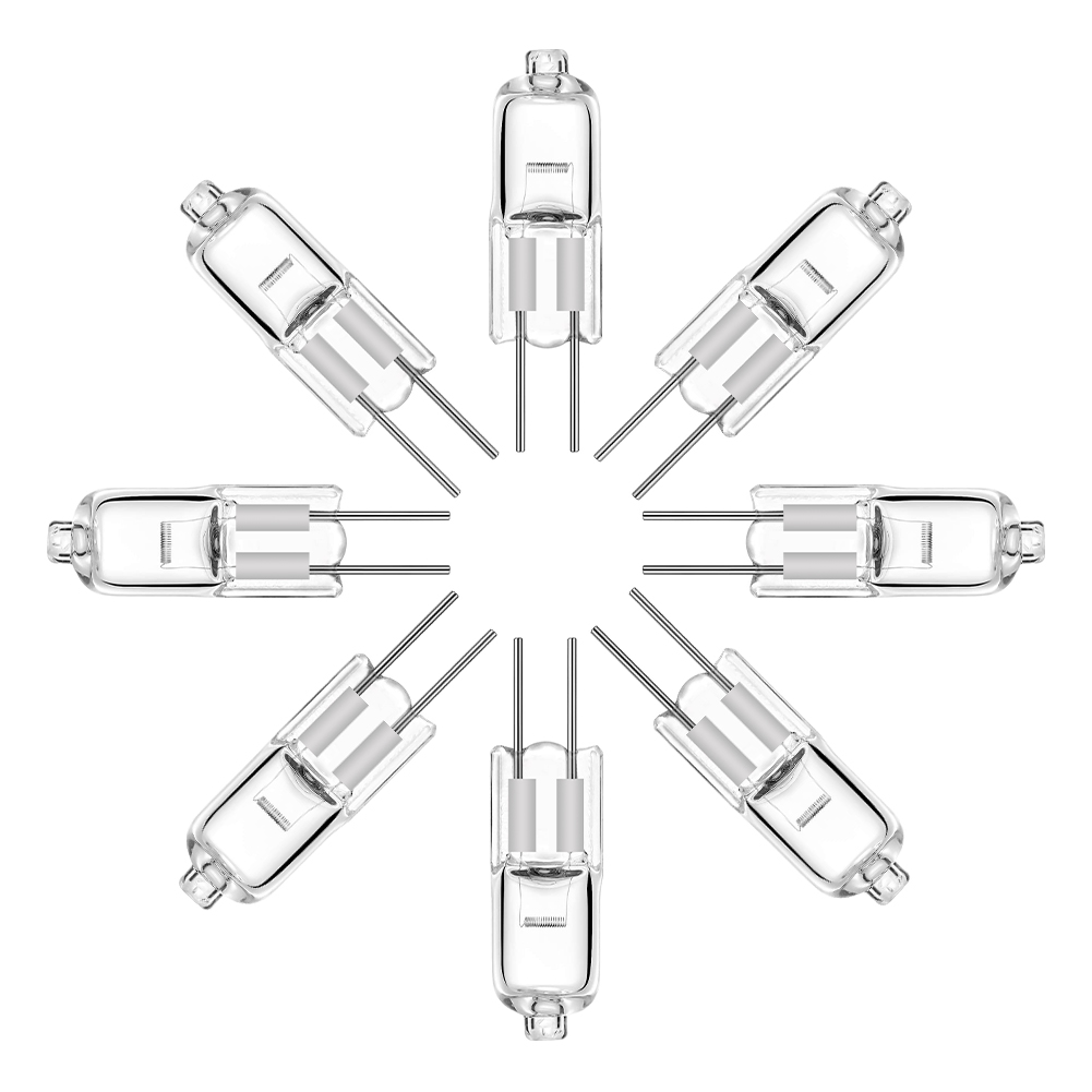 Tsleen 10 stk superlyse 20w halogenpærer  g4 varme 12v  g4 ! hvite innendørsbelysning halogenlamper  g4 typer