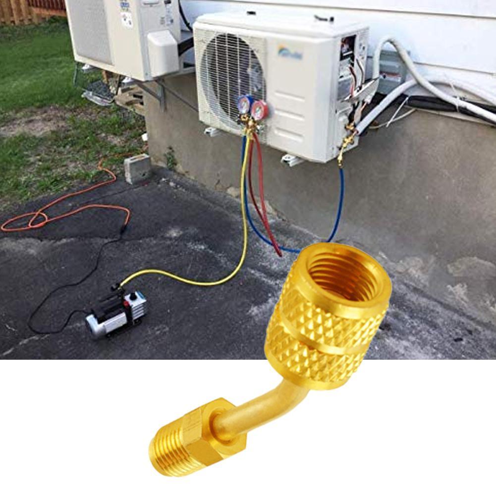 Refrigerant R410 Adapter R410 Adapter 1/4 Turn 5/16 Joint Adapter Copper Fluoridated N2C8