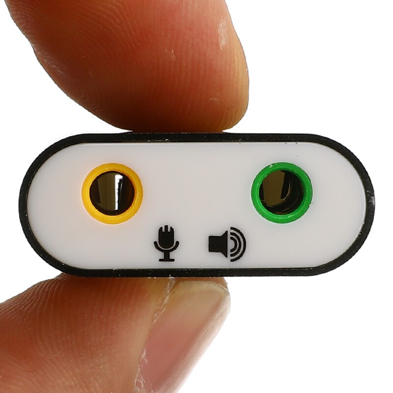 Mini Externe USB 2.0 7,1 CH Virtual Audio Soundkarte Adapter Converter für Notebook Audio Soundkarte Adpater 1 stücke