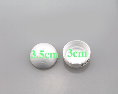 2-30cm de diamètre blanc demi rond solide polystyrène polystyrène polystyrène mousse boules pour enfants/enfants bricolage à la main/matériaux de décoration: 3.5cm 60pcs