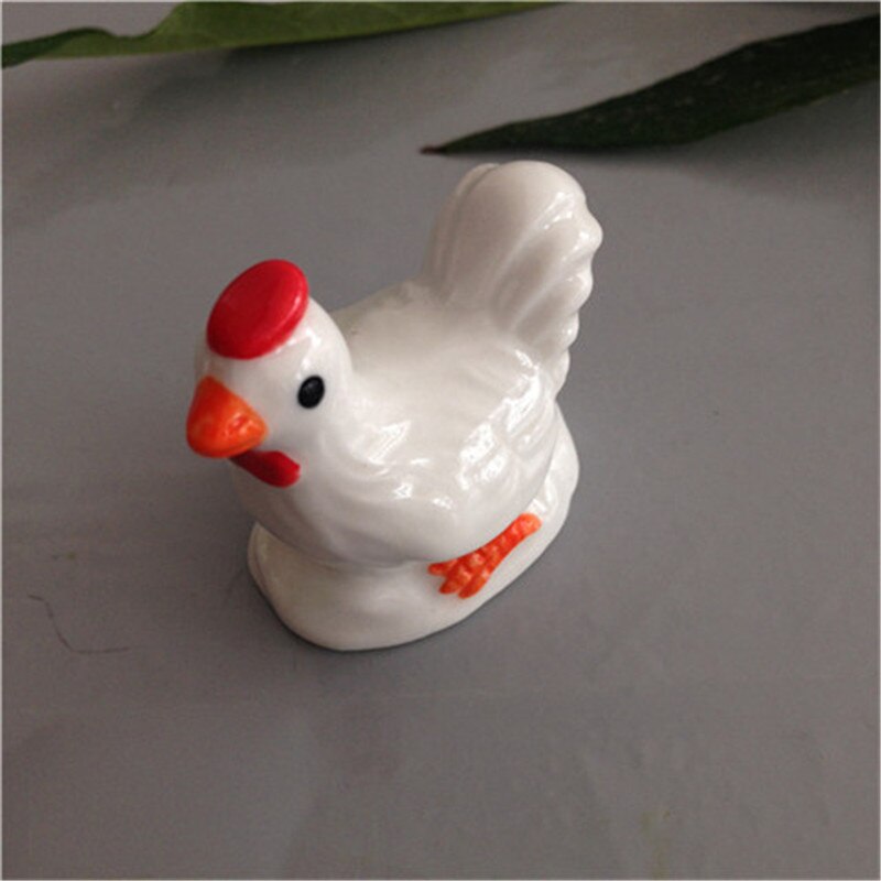 Ceramic Cute Rooster Hen Shaper Chopstick Holder Spoon Rack Chopstick Rest Dining Table Decor Decoration Kitchen Tableware