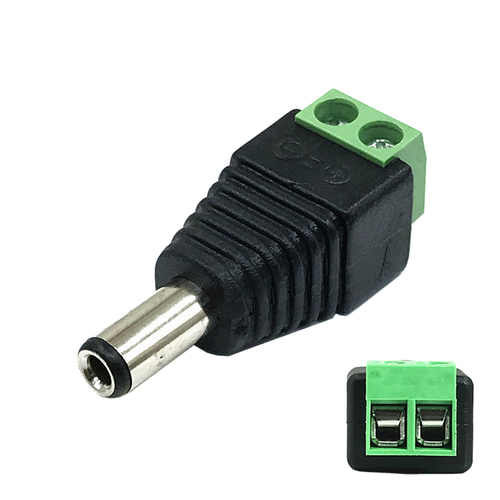 5pcs/lot DC Connector Plug DC USB Welding-Free DC Connector Monitoring Power Plug DC Connector to Terminal 5.5x2.1mm: MULTI