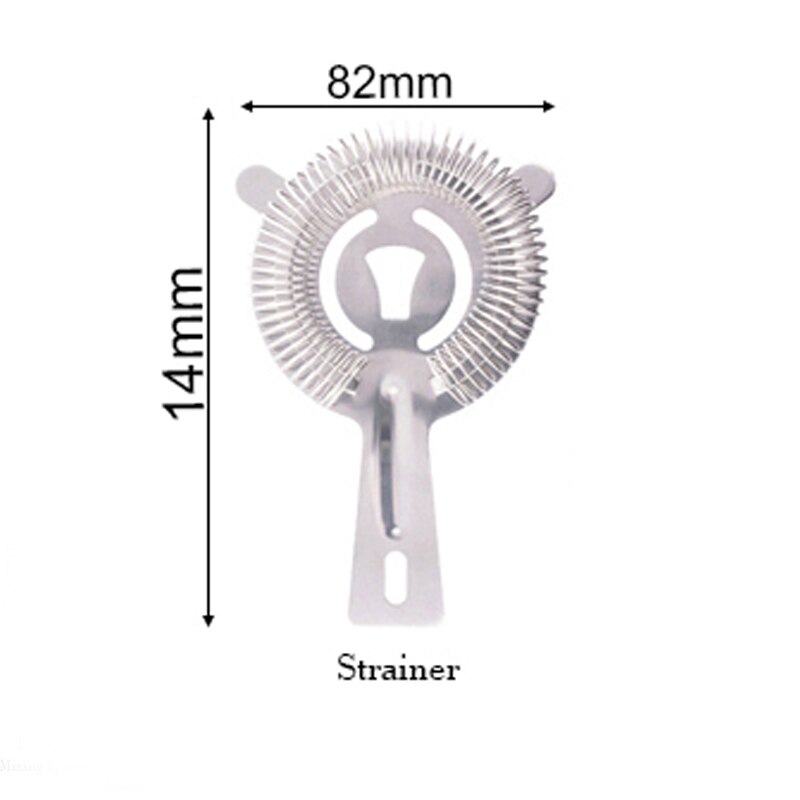 Ice Zeef Filter Bar Zeven Cocktail Zeef Gepolijst Roestvrij Staal Wijn Barman Tool: Strainer 3