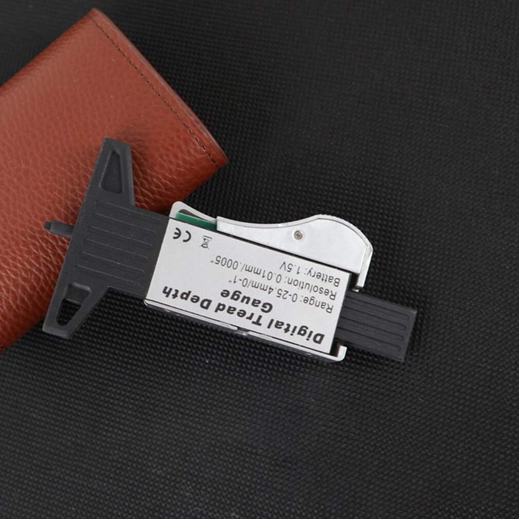 Tire Tread Depth Gauge 0-25Mm Car Electric Digital Wheel Tread Depth Gauge Vernier Caliper Measuring Tool