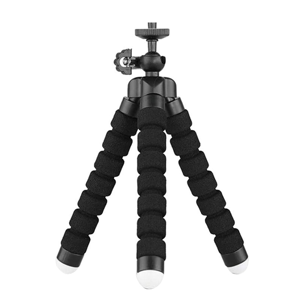 Sponge Octopus Tripod Mini Flexible Kit Outdoor Mobile Phone with Bluetooth Remote Shutter Decoration for Cellphone