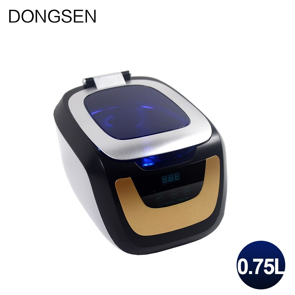 Home Use Multifunctional Ultrasonic Cleaning Machine 0.75L Polishing Jewelry Earings Denture Nail LED Display Ultrasonic Bath