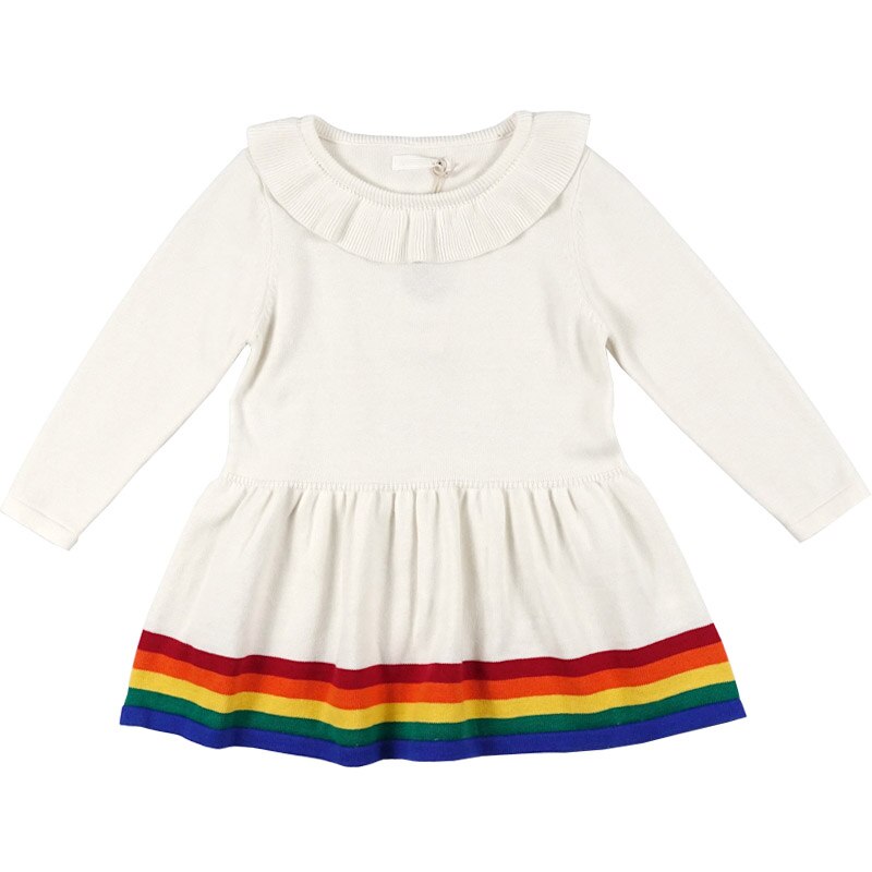 Children Clothing Kids Girls Coat Rainbow Knitted Sweater Brand Boys Rainbow Sweaters Boys Girls Clothes