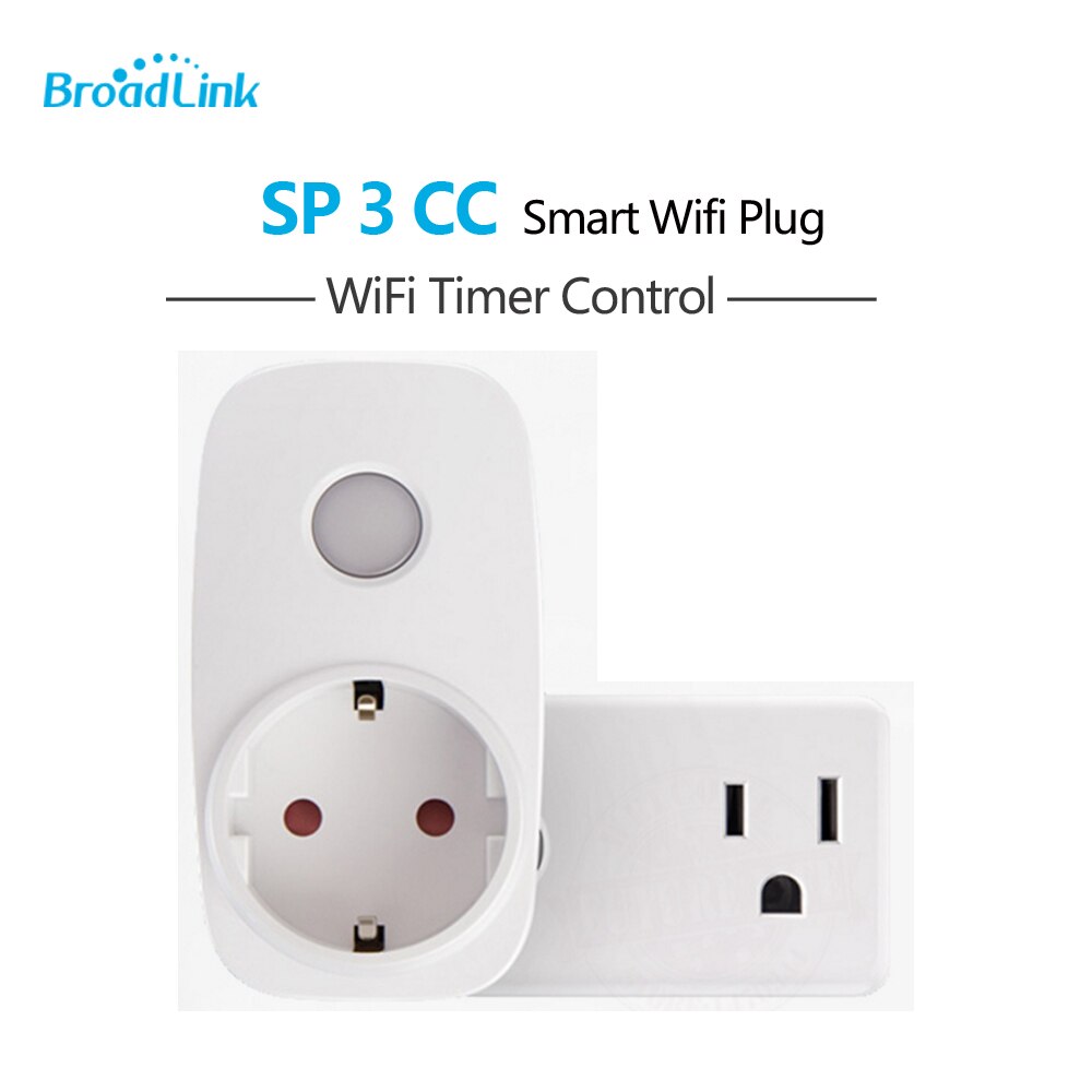 Eu Ons Broadlink SP3 Contros Wifi Licht Stopcontact Smart Home Plug Cc Wifi 16A Afstandsbediening Timer Via ios Android
