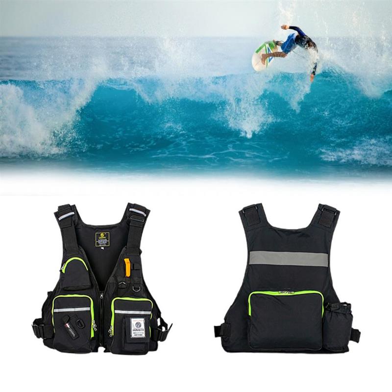 Volwassenen Reddingsvest Verstelbare Aid Vest Kajak Ski Drijfvermogen Vissersboot Watersport Wimming Varen Ski Jas Hulpgoederen: A