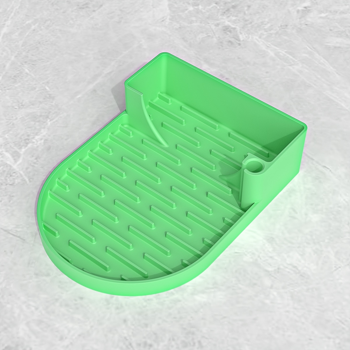 Estante para tienda en seco de vasos de , estación de secado para vasos para limpiar tazas y almacenamiento, portavasos de agua: Verde claro
