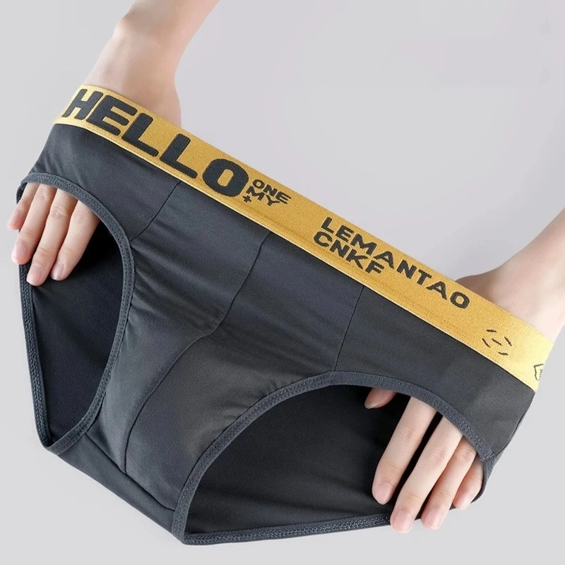 4 stks/partij Slips heren Ondergoed Sexy Shorts heren Slipje Ademend Mannelijke Elastische Onderbroek Para Hombres Grote maat