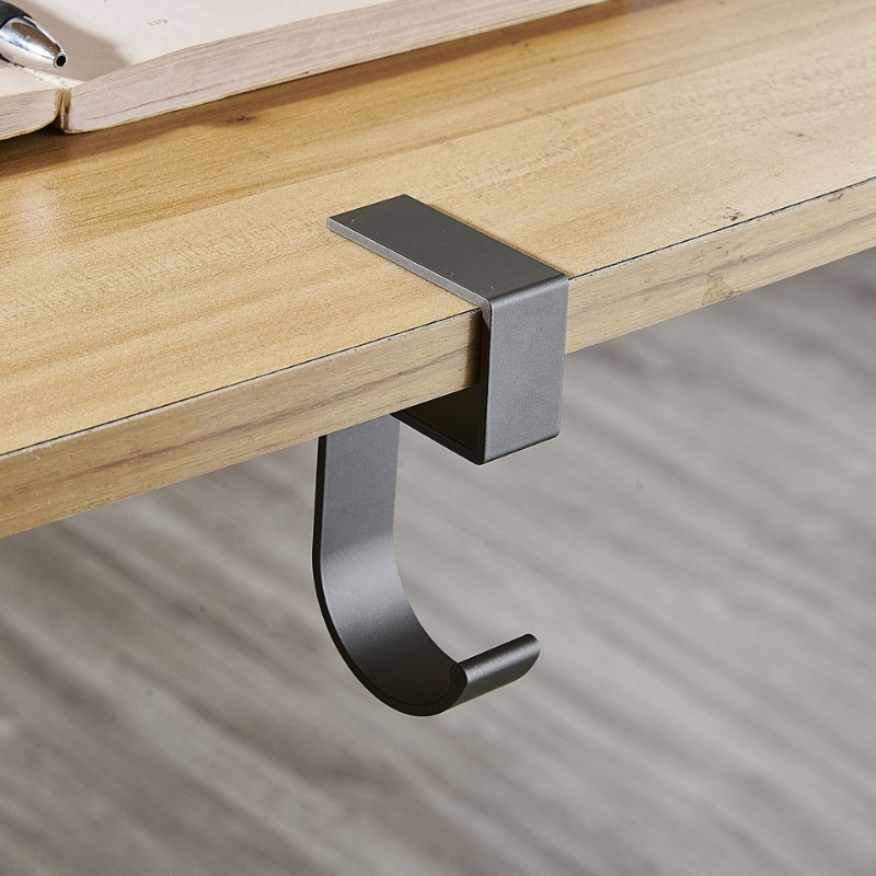 5-förmiger Tischkantenhaken für Höhle Schreibtisch, seitliche Hängetasche, abnehmbare Büro-Handtaschenhalter, Tischhaken, Büro-Schreibtisch-Organizer